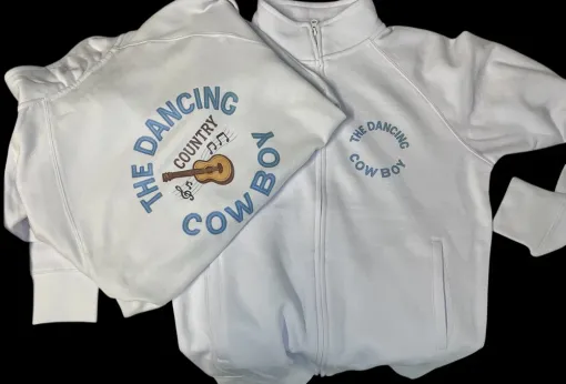 Réalisation pour Dancing Cowboy de veste zippée en impression, près de Bourg-en-Bresse, Print France