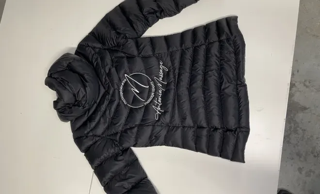 realisation pour antonia massage sportif en broderie, près de Bourg-en-Bresse, Print France