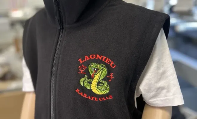 Réalisations pour le club de Karaté de Lagnieu, près de Bourg-en-Bresse, Print France