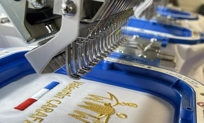 Réalisation broderie pour l'institut bocuse