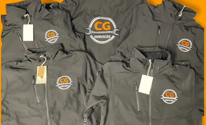 veste softshell brodé pour cg service
